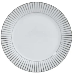Clearance Gifi Assiette à dessert en porcelaine motif argenté