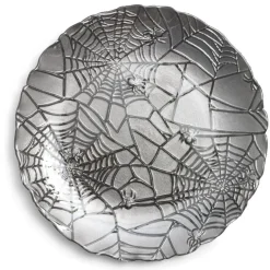 Best Gifi Assiette à dessert en verre gris Halloween Ø21cm