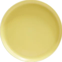 Sale Gifi Assiette à dessert Oslo porcelaine jaune uni