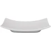 Sale Gifi Assiette à dessert rectangulaire blanche incurvée