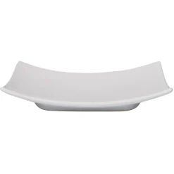 Sale Gifi Assiette à dessert rectangulaire blanche incurvée