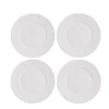 Sale Gifi Assiette à dessert ronde embossée blanche x4