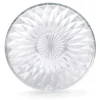 Sale Gifi Assiette à dessert ronde fleur géométrique verre transparent