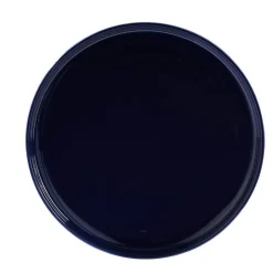 Clearance Gifi Assiette à dessert ronde Oslo bleu foncé
