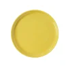 Sale Gifi Assiette à dessert ronde Oslo jaune moutarde