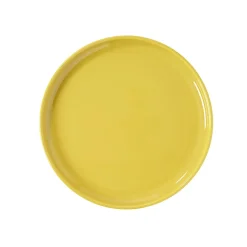 Sale Gifi Assiette à dessert ronde Oslo jaune moutarde