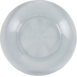 Best Gifi Assiette à dessert ronde transparente striée