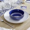 Clearance Gifi Assiette plate blanche bordure dorée Ø27cm