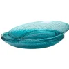 Clearance Gifi Assiette plate bleue martelé x4
