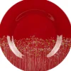 Clearance Gifi Assiette plate Luminarc rouge Flowerfield