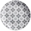 Sale Gifi Assiette plate motif carreau de ciment gris
