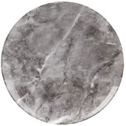 Best Gifi Assiette plate motif marbre gris