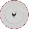 Clearance Gifi Assiette plate motif poule