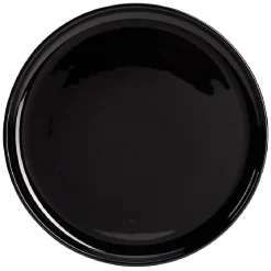 Clearance Gifi Assiette plate Oslo noir Ø27cm
