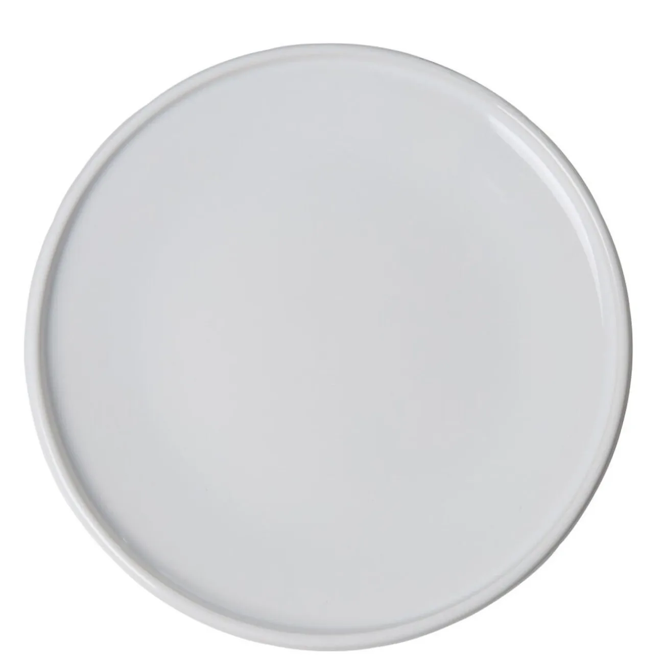 Clearance Gifi Assiette plate ronde blanche Terra