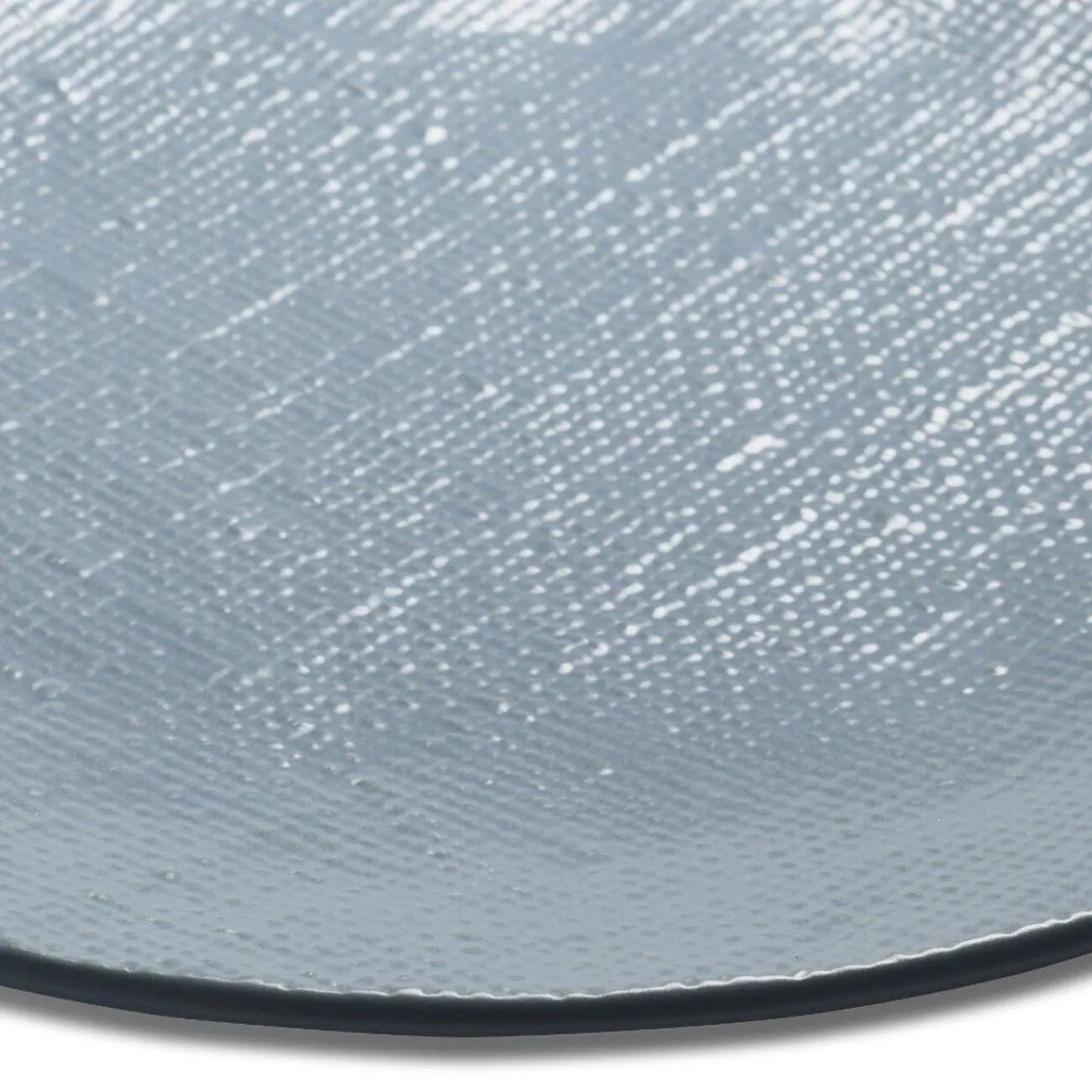Sale Gifi Assiette plate ronde en grès reliefbleu
