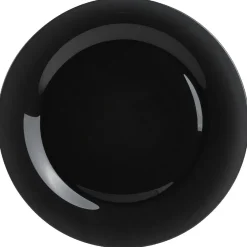 Sale Gifi Assiette plate ronde Luminarc noire Zana