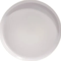 Best Gifi Assiette plate ronde Oslo porcelaine gris uni