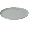 Best Gifi Assiette plate ronde Oslo vert d'eau