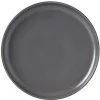 Sale Gifi Assiette plate ronde uni gris mat
