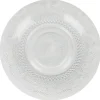 Sale Gifi Assiette plate transparente ciselée