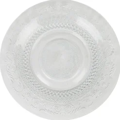 Sale Gifi Assiette plate transparente ciselée