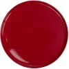 Sale Gifi Assiette ronde plate Nordic porcelaine rouge