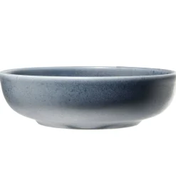 Clearance Gifi Assiette à soupe Julie en grès bleu Ø18cm