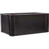 Gifi Rangement|Bac de manutention noir 36L