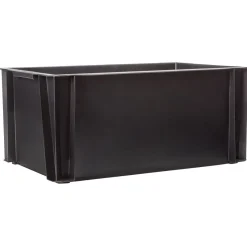 Gifi Rangement|Bac de manutention noir 36L