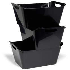 Gifi Rangement|Bac de rangement 18L x3