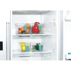 Online Gifi Bac de rangement pour frigo avec poignée x4