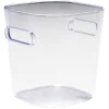 Gifi Beauté^Bac de rangement transparent avec poignée