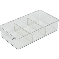 Discount Gifi Bac de rangement transparent pour frigo L.36,5x20,5xH8,1cm