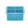 Best Gifi Bac à glaçons XXL 4 compartiments silicone bleu