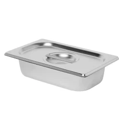 Clearance Gifi Bac inox avec couvercle préparation conservation L.26,5 cm