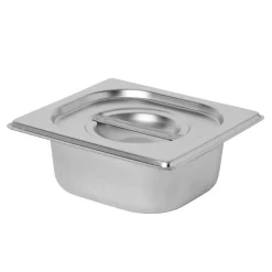 Outlet Gifi Bac inox avec couvercle préparation conservation L.7,5 cm