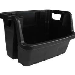 Gifi Rangement|Bac noir empilable 50 L