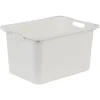 Gifi Rangement|Bac plastique blanc
