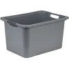 Gifi Rangement|Bac plastique gris