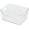 Sale Gifi Bac rangement frigo 3,5L plastique transparent 22,4x17,3xH10cm