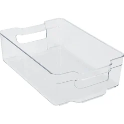 Best Gifi Bac rangement frigo 5,8L plastique transparent 32,5x21,5xH9cm