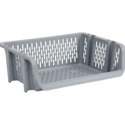 Gifi Rangement|Bac superposable large en plastique 39x30,5xH13cm