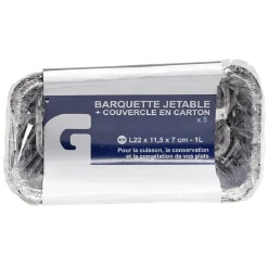 Sale Gifi Barquette en aluminium 1L par 5