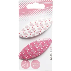 Gifi Beauté^Barrette pour cheveux imprimè métal x2