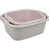 Gifi Nettoyage Et Entretien|Bassine carrée bleu vert x2