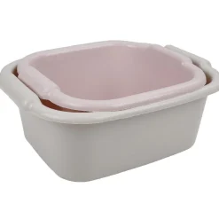 Gifi Nettoyage Et Entretien|Bassine carrée bleu vert x2