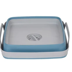 Gifi Nettoyage Et Entretien|Bassine rétractable bouchon évideur grise et bleue