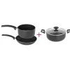 Hot Gifi Batterie de cuisine tous feux dont induction x3 avec couvercle