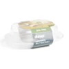 Discount Gifi Beurrier plastique sans BPA transparent ou gris 17,4x12,5xH6cm